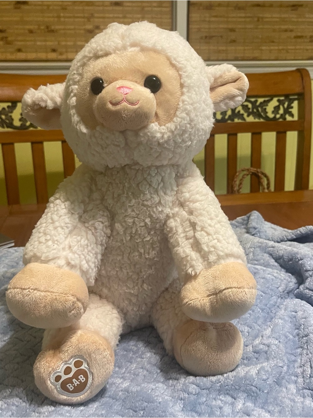 Build-A-Bear Workshop Vanilla Swirls Lamb Plush Stuffed Animal